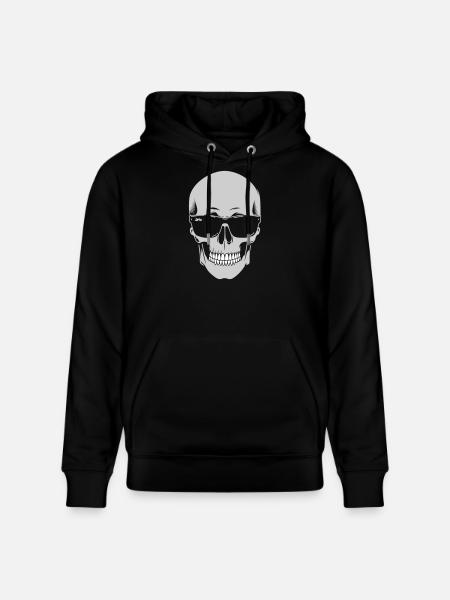 Sunglasses Skeleton Noir - Stanley/Stella CRUISER Unisex Organic Hoodie - black