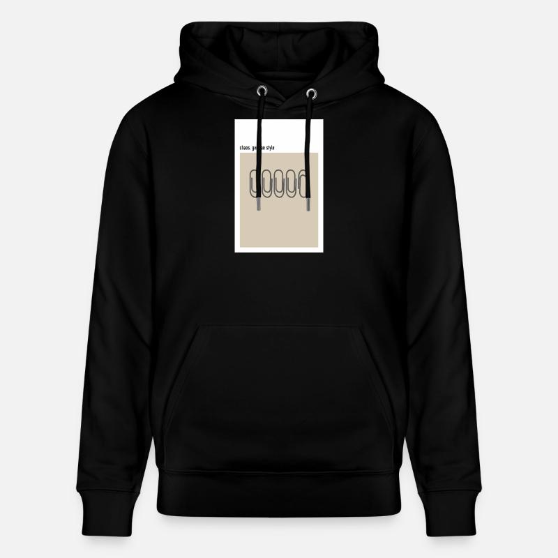 Chaos – Trombones à l’allemand beige - Sweat à capuche bio CRUISER Stanley/Stella Unisexe - noir