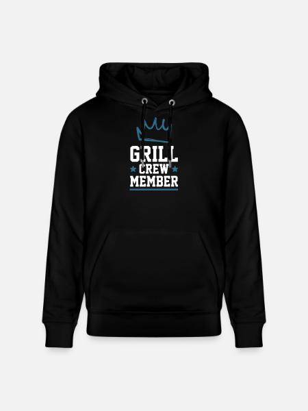 Grill Crew - Stanley/Stella Unisex Bio-Hoodie CRUISER  - Schwarz