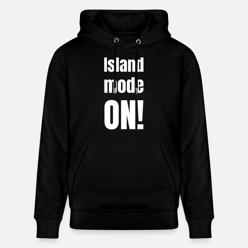 Mode île activé ! - Sweat à capuche bio CRUISER Stanley/Stella Unisexe - noir