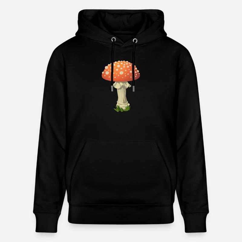 Toadstool - Stanley/Stella CRUISER Unisex Organic Hoodie - black