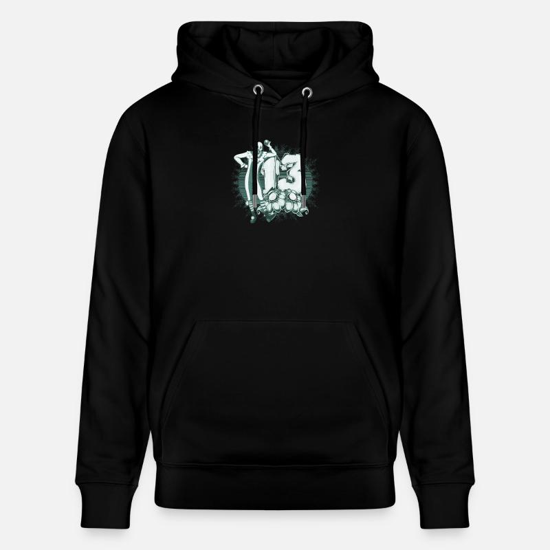 pitre 13 - Sweat à capuche bio CRUISER Stanley/Stella Unisexe - noir