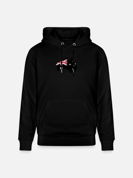 Australia - Stanley/Stella CRUISER Unisex Organic Hoodie - black