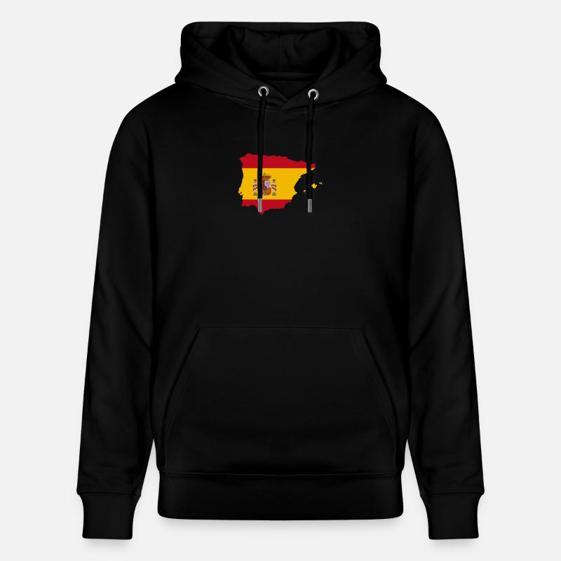 Drapeau espagnol - Sweat à capuche bio CRUISER Stanley/Stella Unisexe - noir