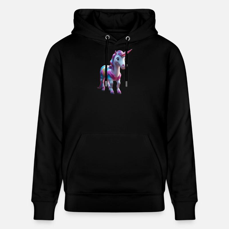 Einhorn - Stanley/Stella Unisex Bio-Hoodie CRUISER  - Schwarz