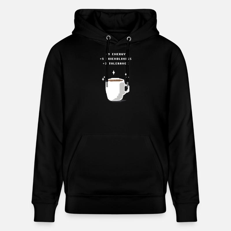 Coup de pouce au café - Sweat à capuche bio CRUISER Stanley/Stella Unisexe - noir