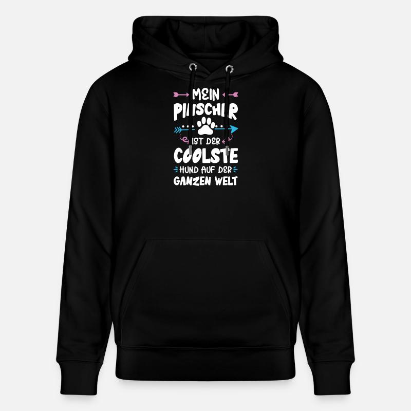 dicton sur le chien pinscher - Sweat à capuche bio CRUISER Stanley/Stella Unisexe - noir