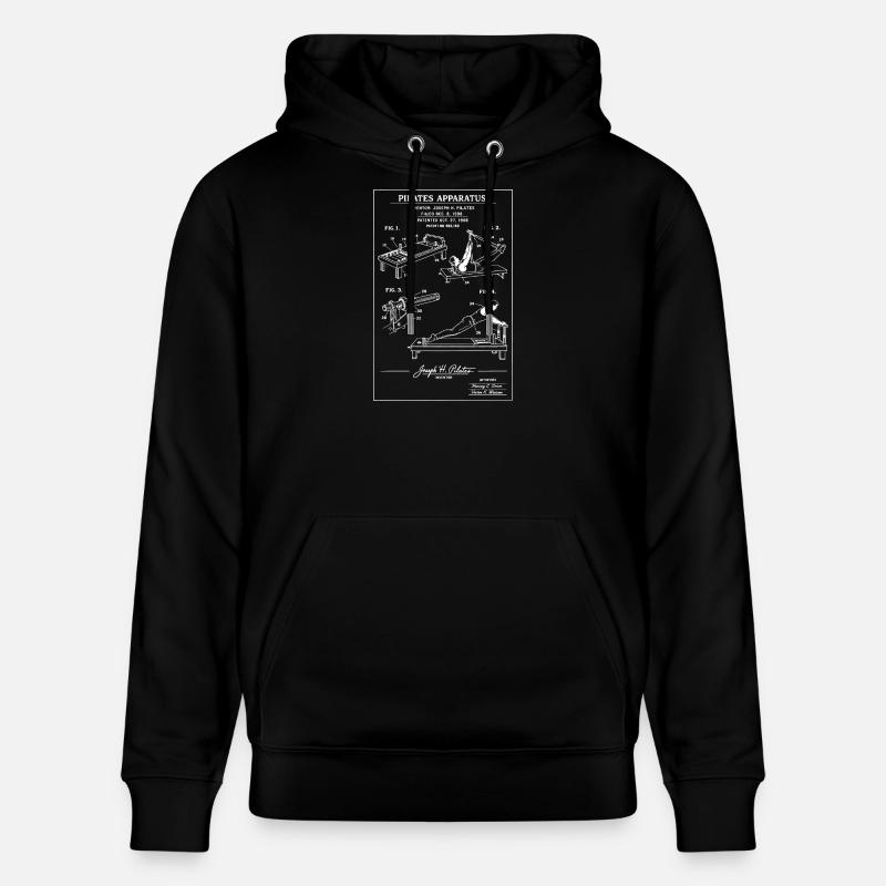 Plan d’Aménagement Pilates - Sweat à capuche bio CRUISER Stanley/Stella Unisexe - noir
