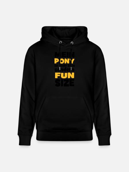 Pony - Stanley/Stella Unisex Bio-Hoodie CRUISER - Schwarz