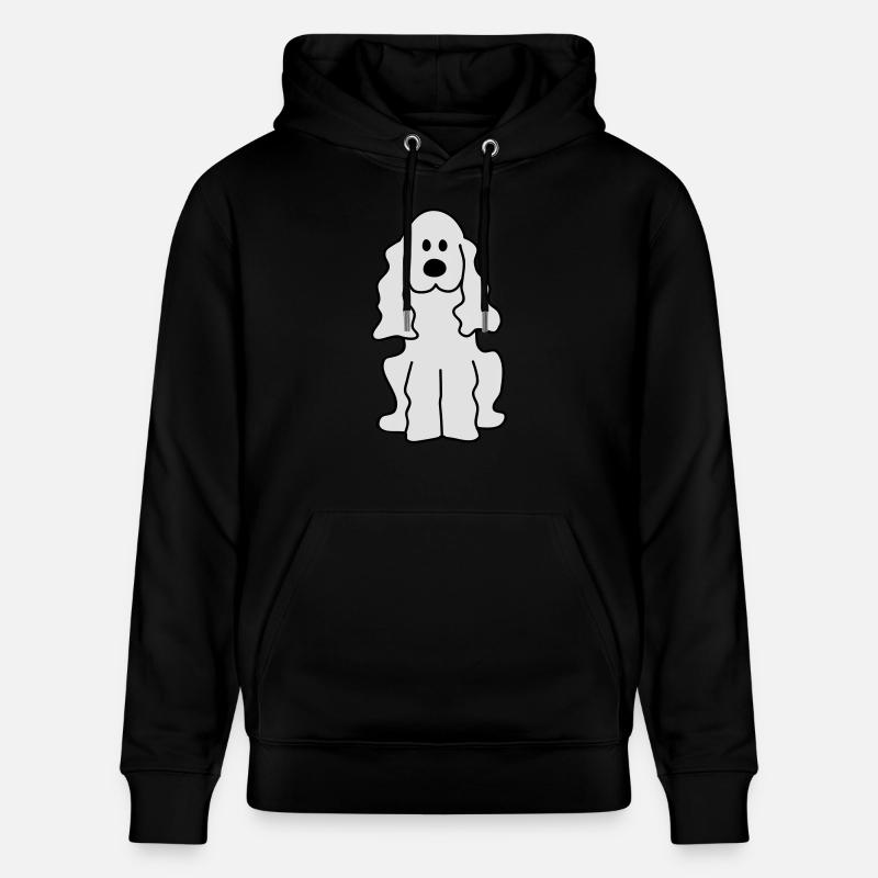 Cocker Spaniel - Stanley/Stella Unisex Bio-Hoodie CRUISER  - Schwarz
