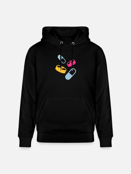 Medicine - Stanley/Stella CRUISER Unisex Organic Hoodie - black