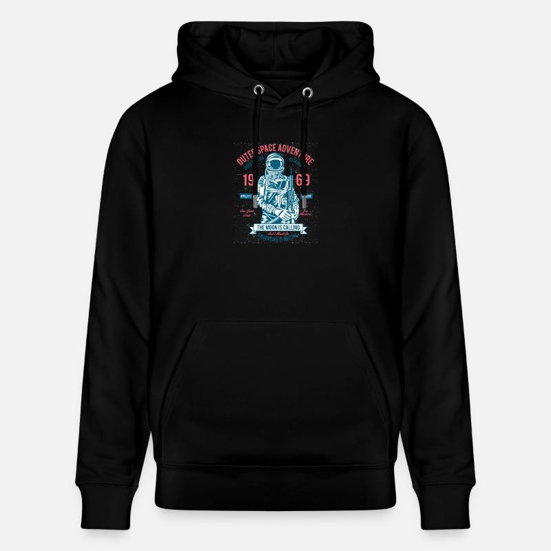 Outerspace Adventure 69 - Stanley/Stella Unisex Bio-Hoodie CRUISER  - Schwarz