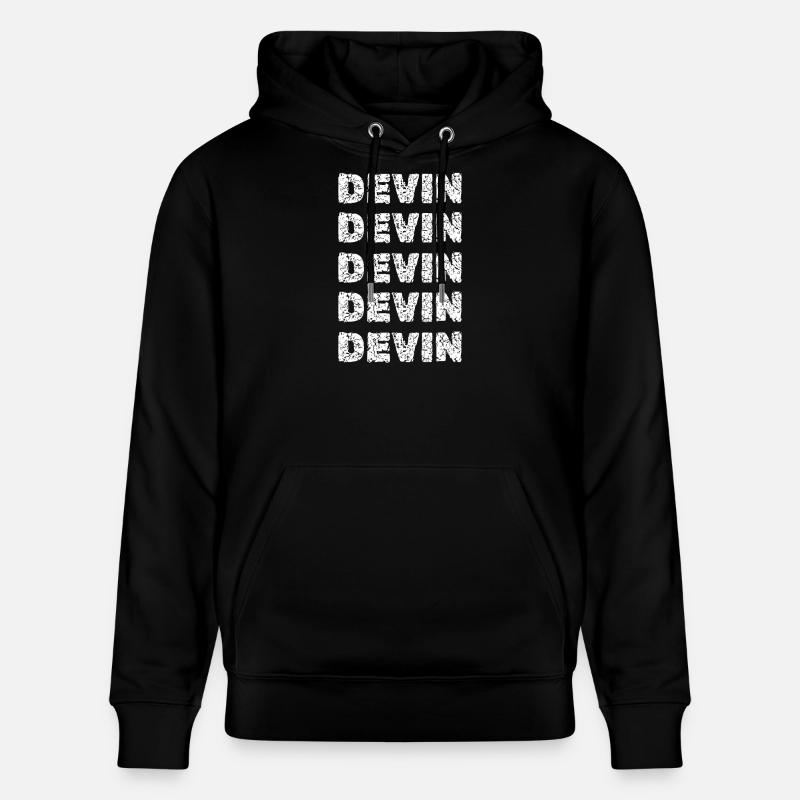 Devin comme Devin - Sweat à capuche bio CRUISER Stanley/Stella Unisexe - noir