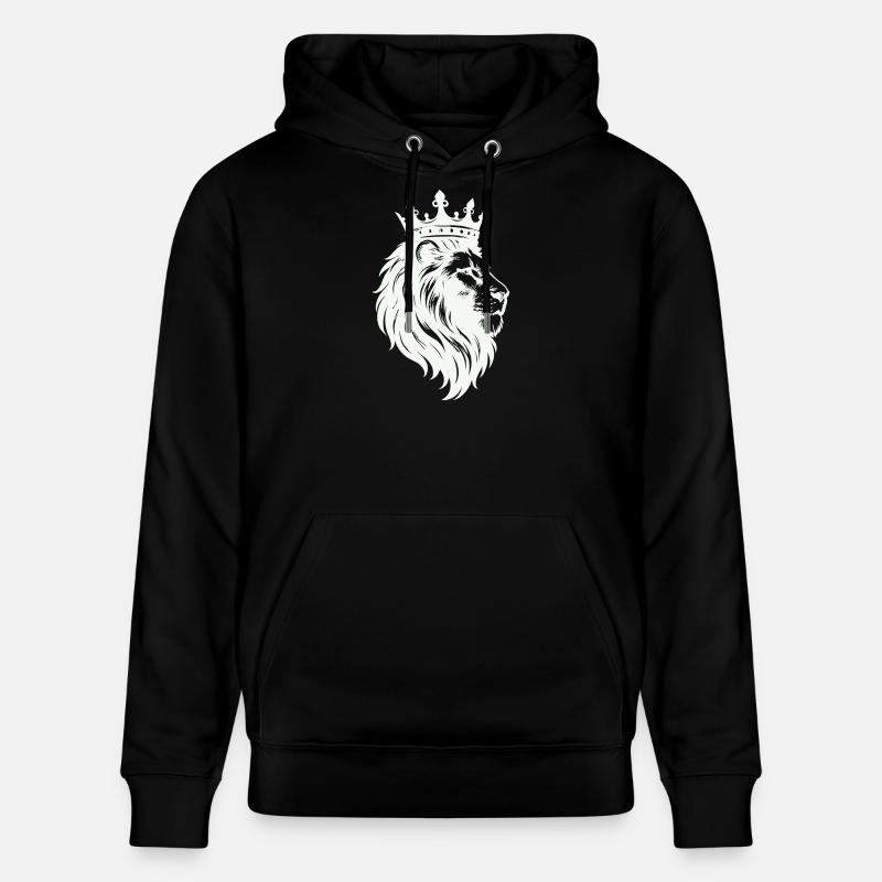 Couronne du Roi Lion - Sweat à capuche bio CRUISER Stanley/Stella Unisexe - noir