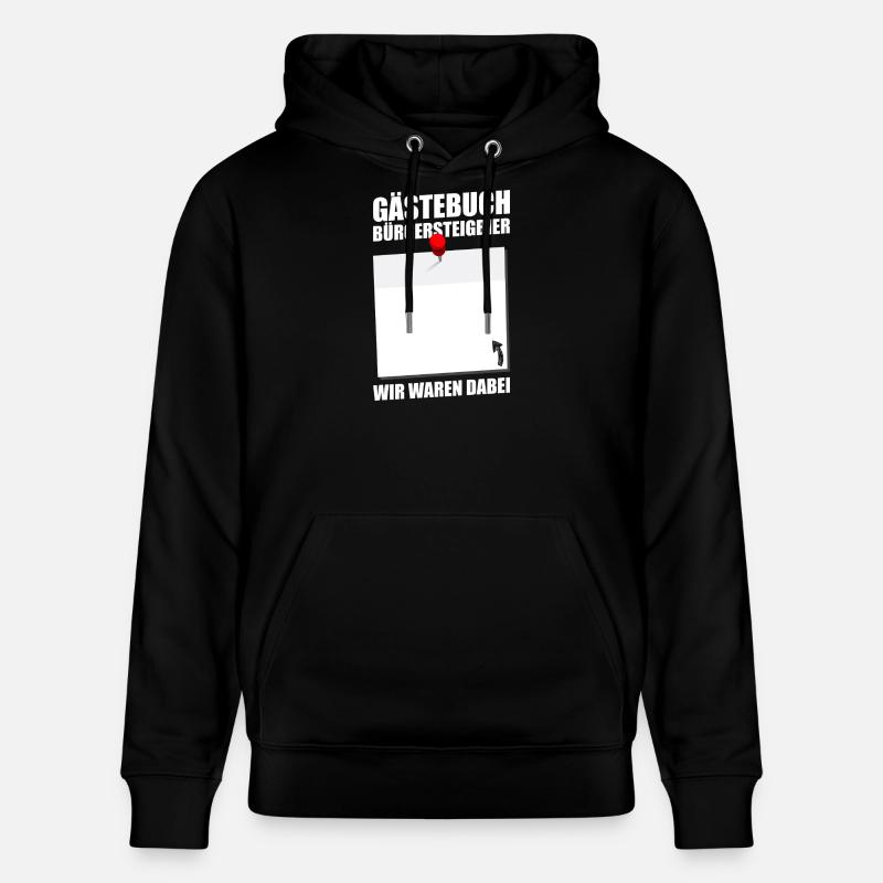 Gästebuch Bürgersteigbier Ortskontrollfahrt OKF - Stanley/Stella Unisex Bio-Hoodie CRUISER - Schwarz