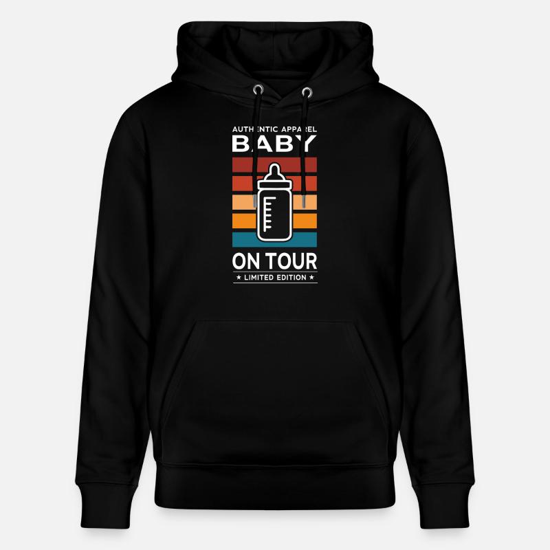 Bébé en tournée - Sweat à capuche bio CRUISER Stanley/Stella Unisexe - noir
