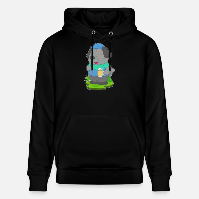 Bière pour chien - Sweat à capuche bio CRUISER Stanley/Stella Unisexe - noir
