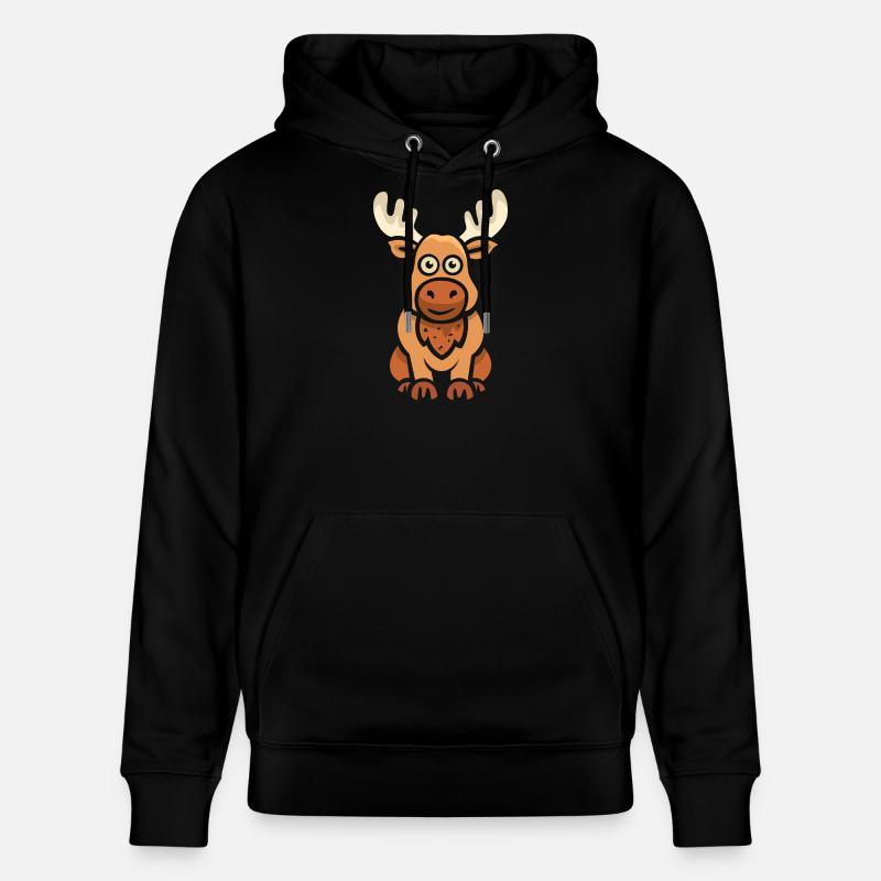 Mignon Dessin Animé Orignal - Sweat à capuche bio CRUISER Stanley/Stella Unisexe - noir