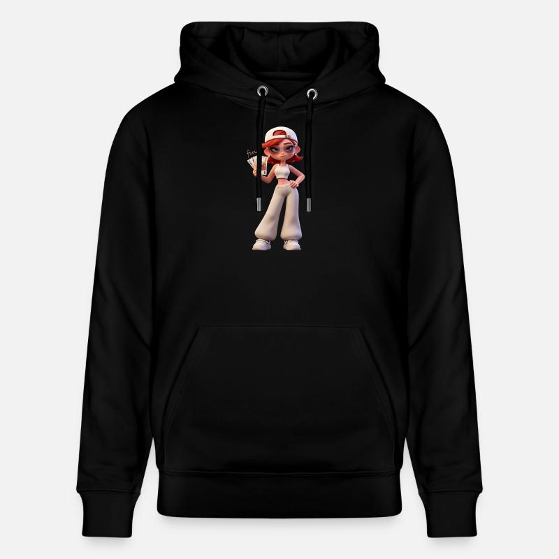 Cash Flow Diva Streetwear - Sweat à capuche bio CRUISER Stanley/Stella Unisexe - noir