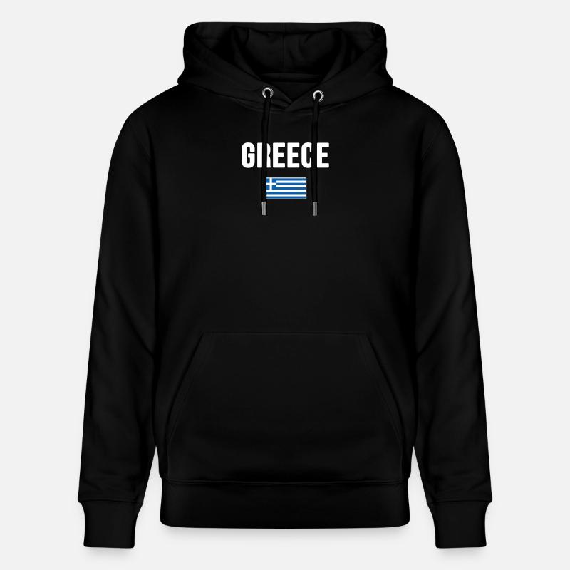 Grèce - Sweat à capuche bio CRUISER Stanley/Stella Unisexe - noir