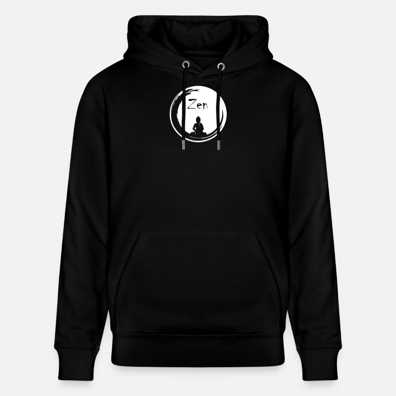 Bulle zen - Sweat à capuche bio CRUISER Stanley/Stella Unisexe - noir