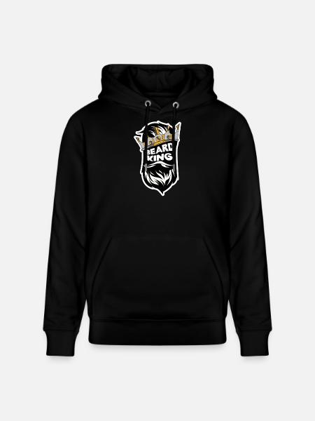 Bart Männlichkeit Statement Bartfrisur Bartträger - Stanley/Stella Unisex Bio-Hoodie CRUISER  - Schwarz