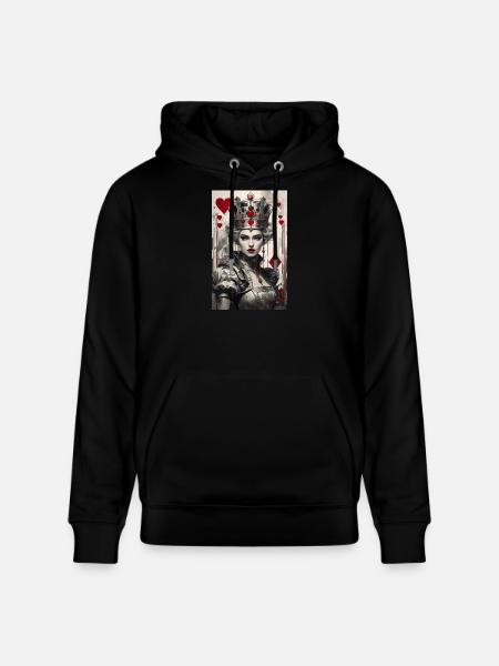 Fantasy Cyberpunk af dronningen af hjerter II - Stanley/Stella CRUISER økologisk unisex-hoodie - sort