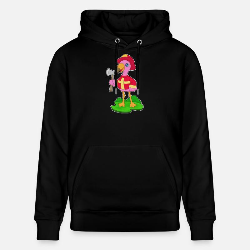 Hache de pompier Flamingo - Sweat à capuche bio CRUISER Stanley/Stella Unisexe - noir