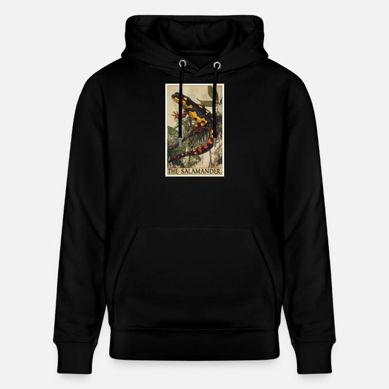 Salamandre de feu Salamandre - Sweat à capuche bio CRUISER Stanley/Stella Unisexe - noir