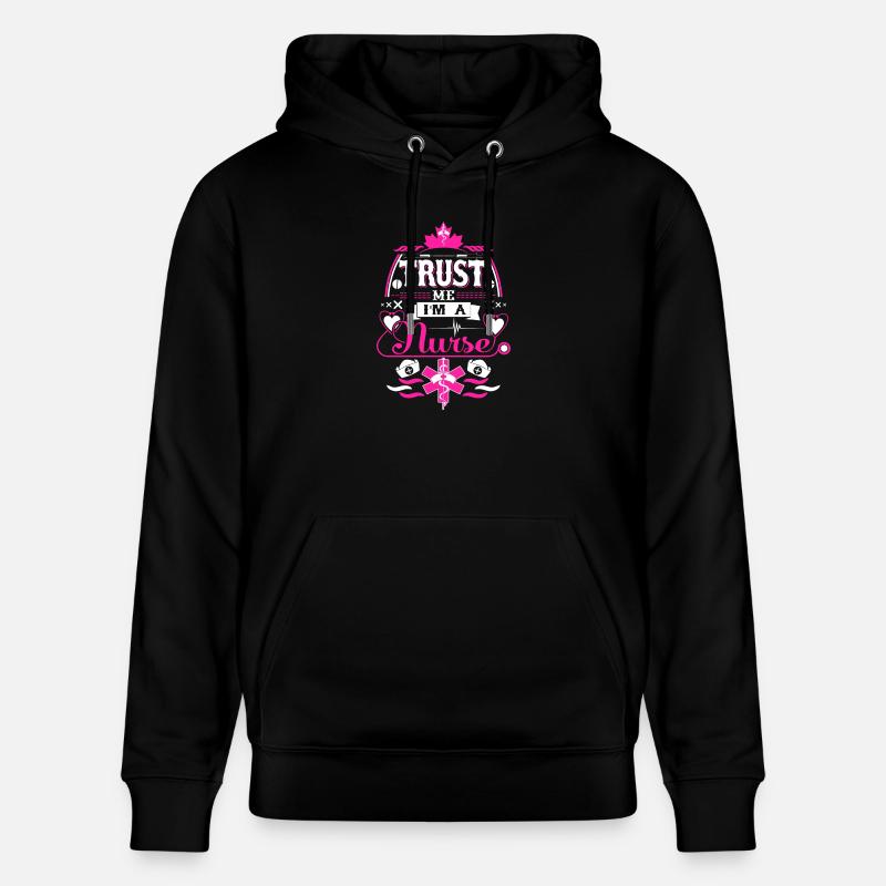 Infirmière confiance - Sweat à capuche bio CRUISER Stanley/Stella Unisexe - noir