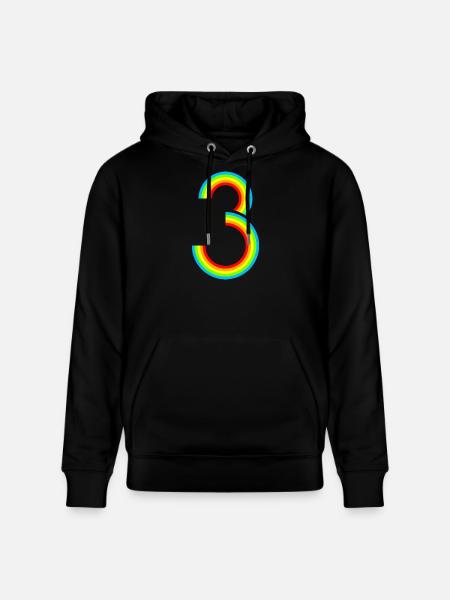 Schon 3 Jahre! - Stanley/Stella Unisex Bio-Hoodie CRUISER - Schwarz