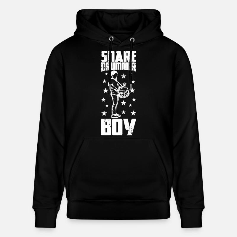 Garçon batteur - Sweat à capuche bio CRUISER Stanley/Stella Unisexe - noir