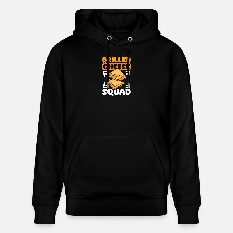 Grilled cheese squad - Stanley/Stella Unisex Bio-Hoodie CRUISER  - Schwarz