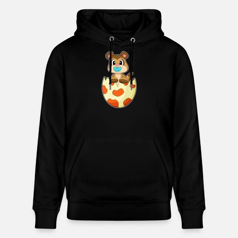 Sucette suricate - Sweat à capuche bio CRUISER Stanley/Stella Unisexe - noir