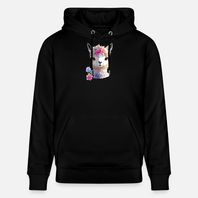 lama doux - Sweat à capuche bio CRUISER Stanley/Stella Unisexe - noir