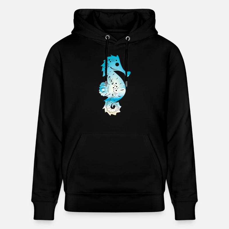 SeePferdchen (Sky-Edition) - Stanley/Stella Unisex Bio-Hoodie CRUISER  - Schwarz