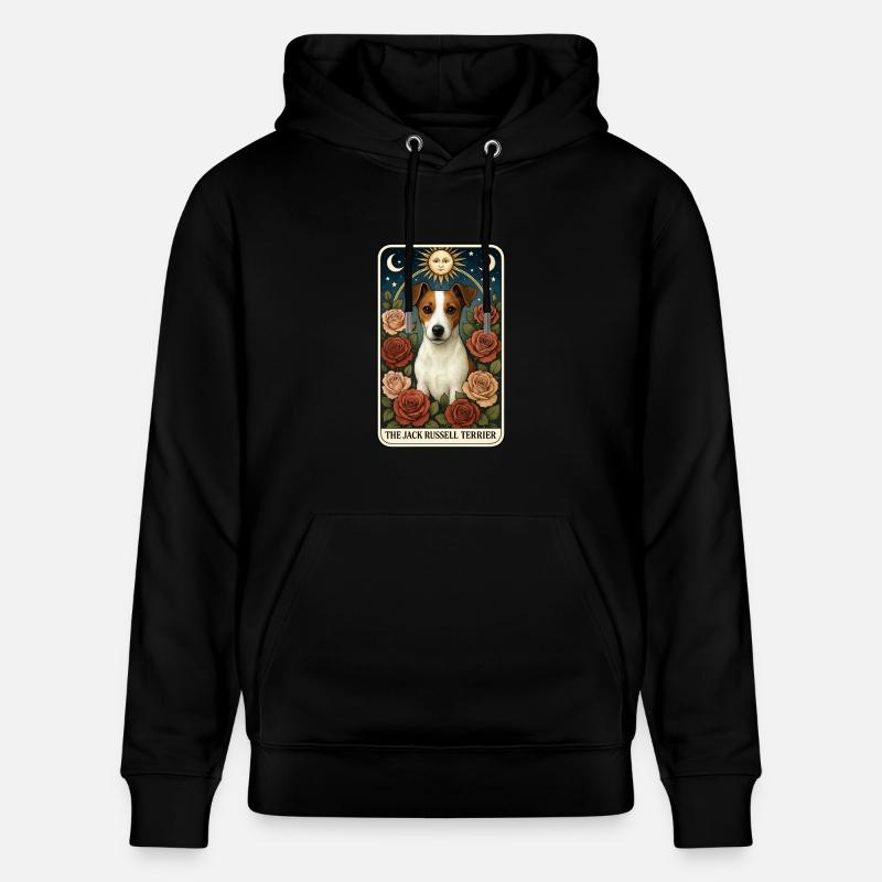 Jack Russell Terrier - Stanley/Stella Unisex Bio-Hoodie CRUISER  - Schwarz