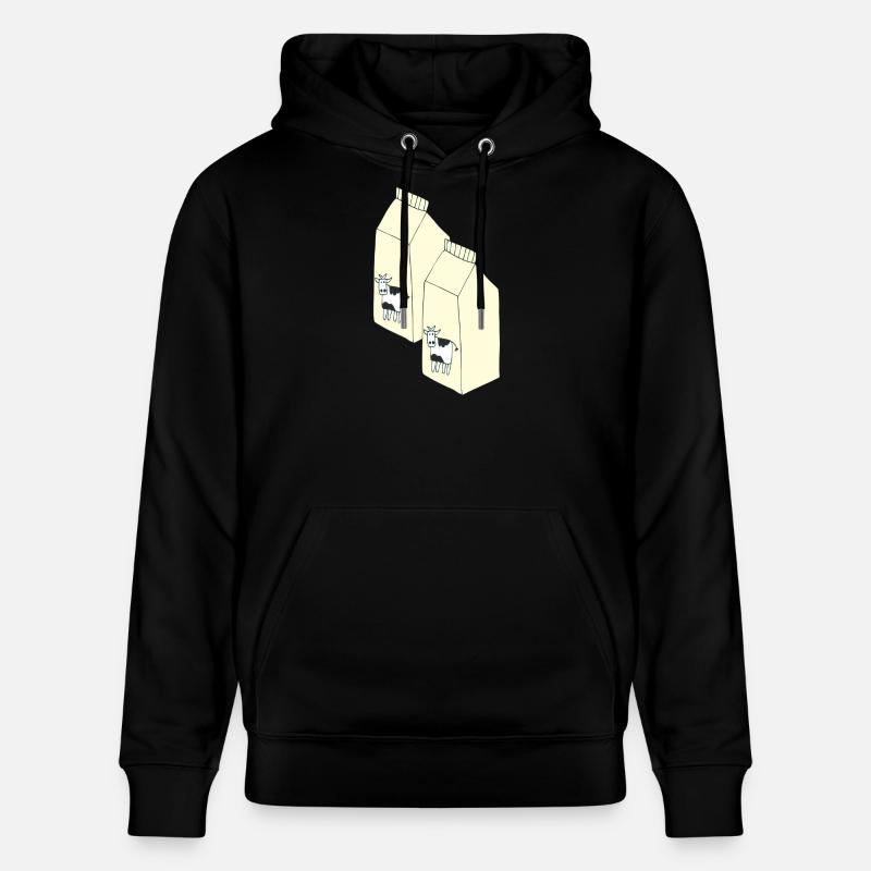 lait tetrapack - Sweat à capuche bio CRUISER Stanley/Stella Unisexe - noir