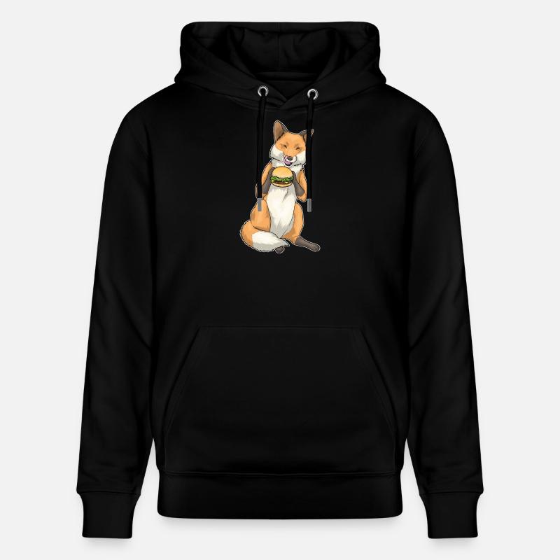 Fuchs Burger - Sweat à capuche bio CRUISER Stanley/Stella Unisexe - noir