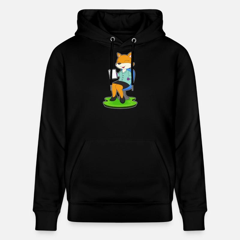 Note du secrétaire Fox - Sweat à capuche bio CRUISER Stanley/Stella Unisexe - noir