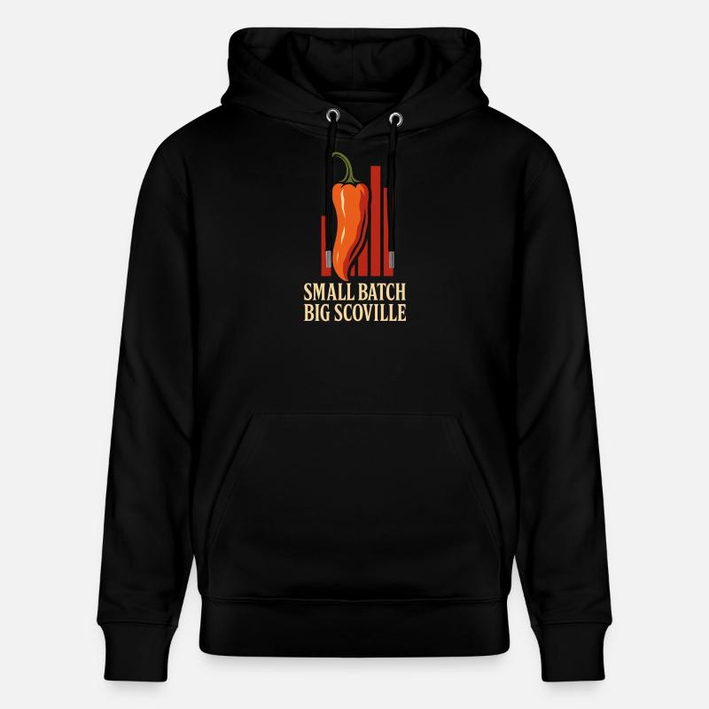 Saucier Pieux Chili Fermenté Épicé - Sweat à capuche bio CRUISER Stanley/Stella Unisexe - noir