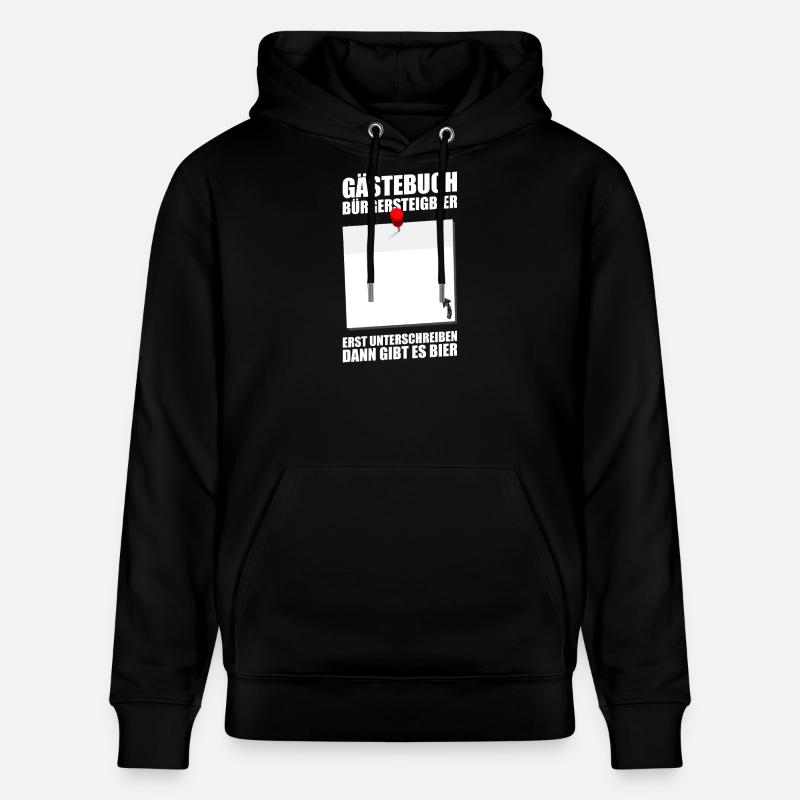 Gästebuch Bürgersteigbier Ortskontrollfahrt OKF - Stanley/Stella Unisex Bio-Hoodie CRUISER - Schwarz