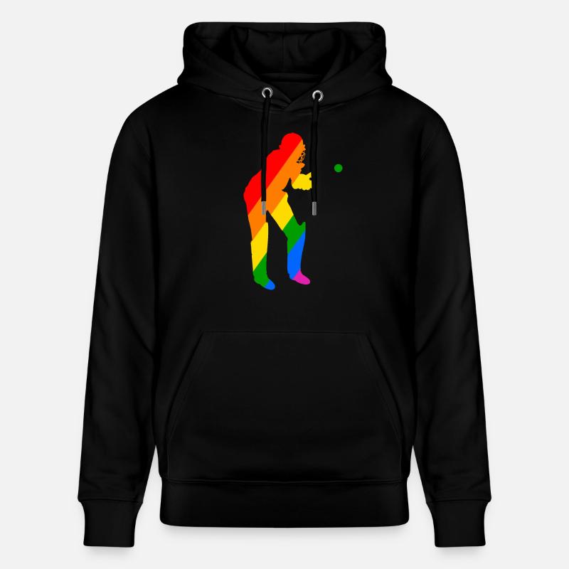 Gardien de guichet de cricket - Sweat à capuche bio CRUISER Stanley/Stella Unisexe - noir