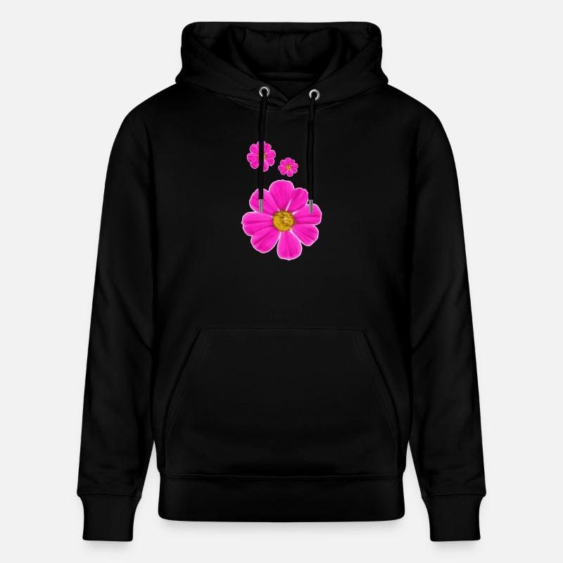 fleurs - Sweat à capuche bio CRUISER Stanley/Stella Unisexe - noir