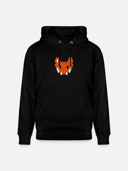 fox - Stanley/Stella CRUISER Unisex Organic Hoodie - black