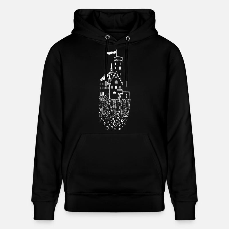 Château volant (blanc) - Sweat à capuche bio CRUISER Stanley/Stella Unisexe - noir