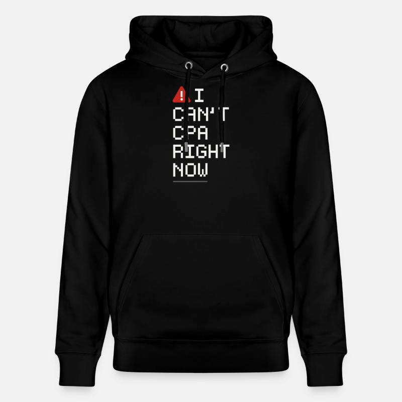 Buchhaltungsstudent Cpa Im Training Excel -witze - Stanley/Stella Unisex Bio-Hoodie CRUISER  - Schwarz