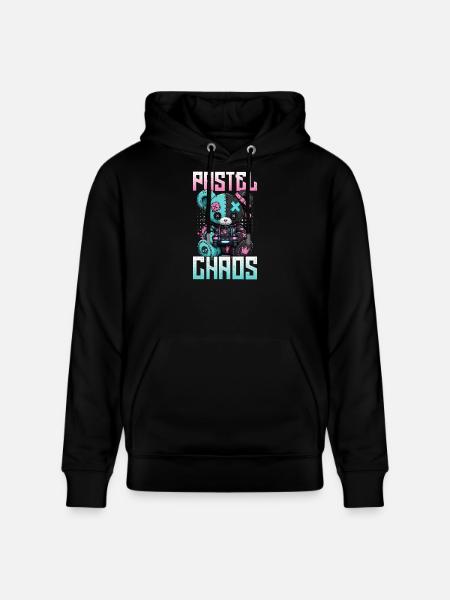 Pastel Goth Soft Goth Gaming Gamer - Stanley/Stella CRUISER Unisex Organic Hoodie - black