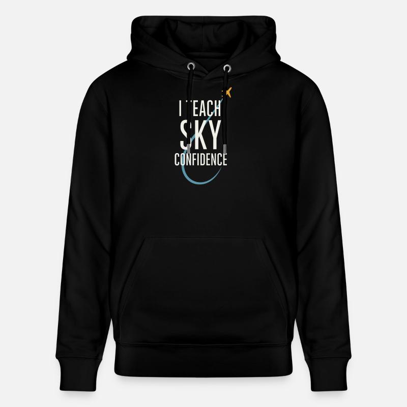 Fluglehrer Cfi Pilot Luftfahrtlehrer - Stanley/Stella Unisex Bio-Hoodie CRUISER  - Schwarz
