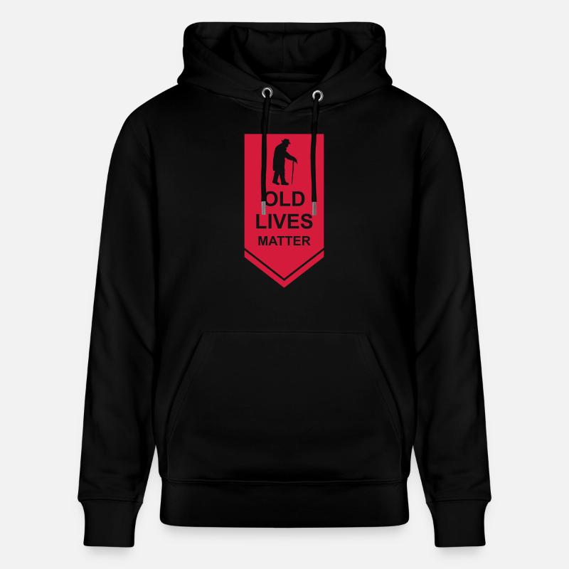 Citation Old Lives Matter - Sweat à capuche bio CRUISER Stanley/Stella Unisexe - noir